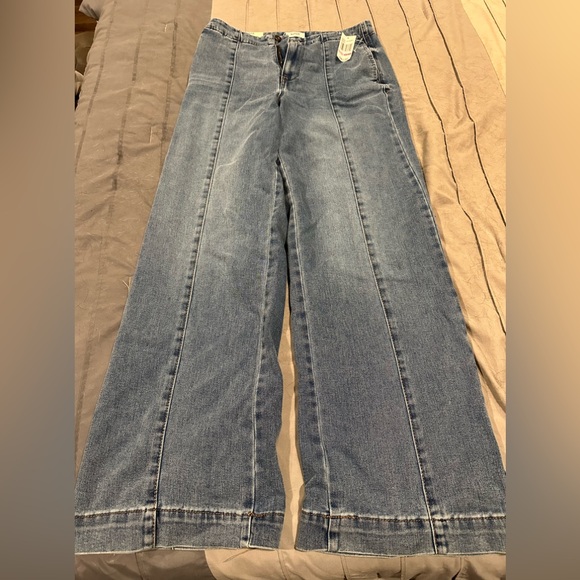 Kensie The Kaya High Rise Wide Leg Jeans Size 6/28 NWT - Picture 1 of 14
